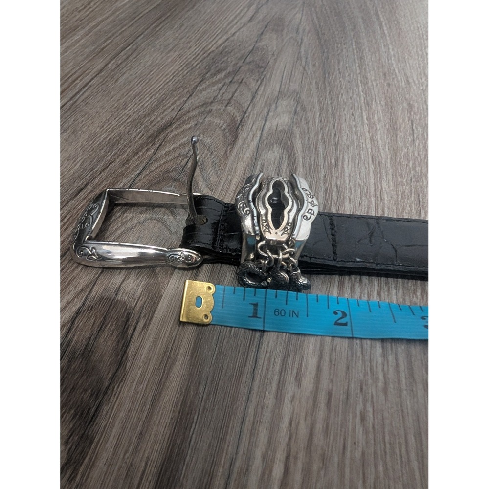 Brighton Women's Belt, Size Small,‎ Black Leather, Western, Made in USA